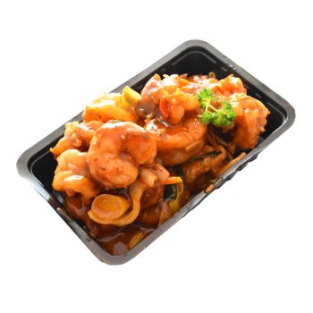 Portie gebakken gamba's